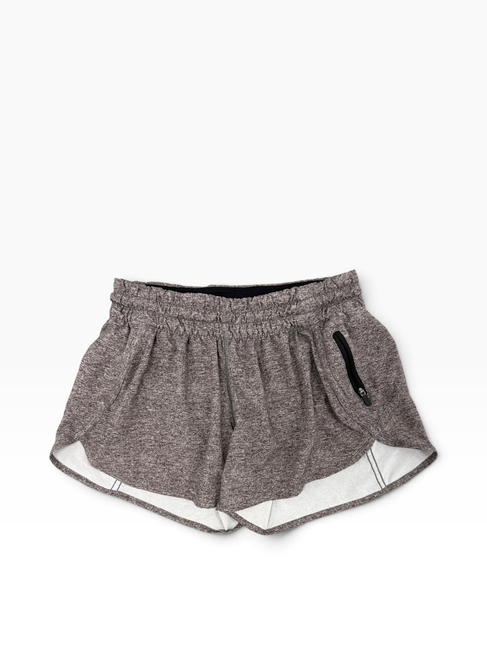 Lululemon Women's Heather Gray Athletic Shorts- Sz 6